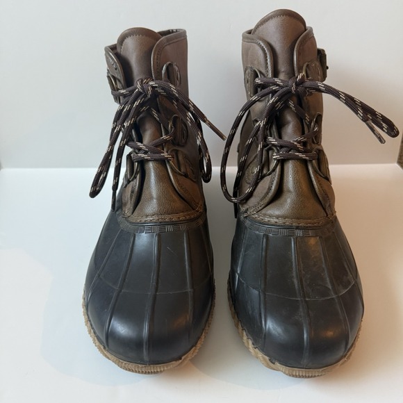 Maurices Jade Women's Lace-Up Duck Boots - Brown, Size 9.5 - Picture 3 of 6